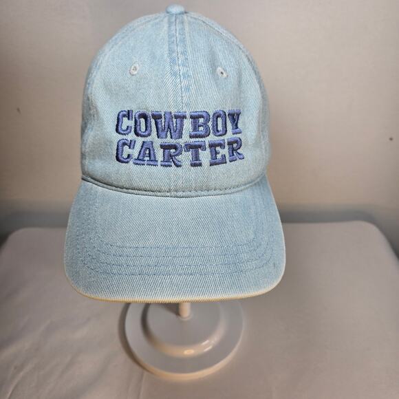 Cowboy Carter Adjustable Denim Baseball Cap. - Picture 5 of 9